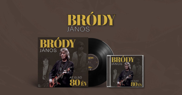 Az első 80 év címmel jelenik meg Bródy János legújabb albuma